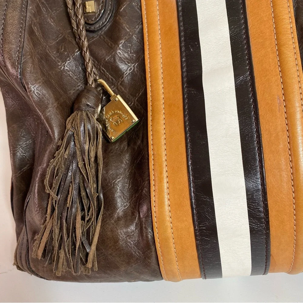 Lamb Fadeout Leather Stripe Purse - Picture 12 of 15
